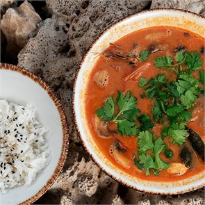 Том ям с креветками, мидиями и кальмарами 1002089