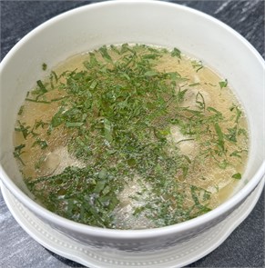 Детский куриный суп с фрикадельками 1000869